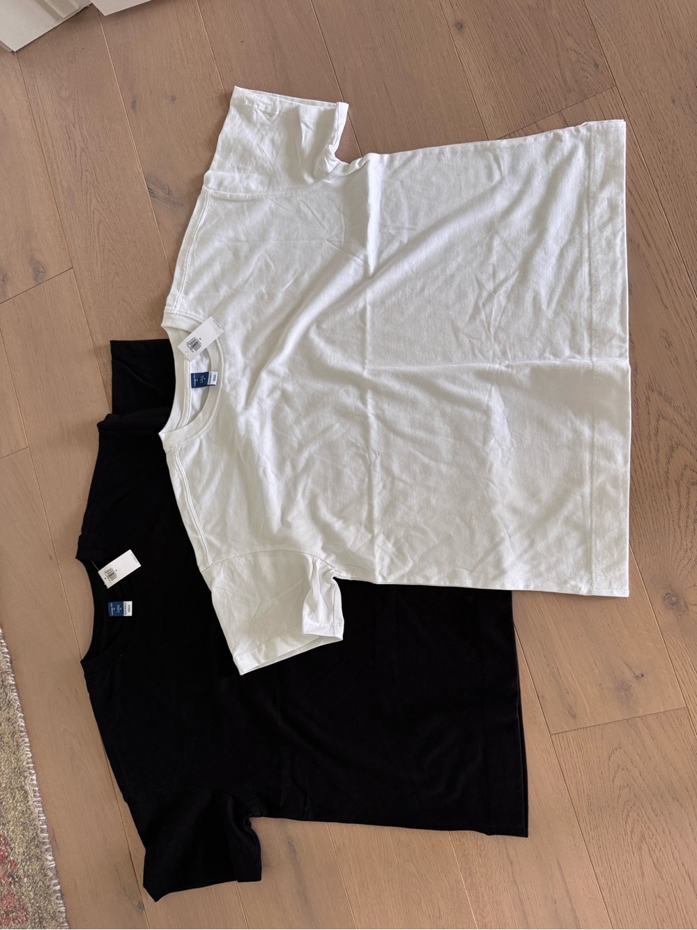 Old Navy Vintage Oversized T-Shirts – Black & White – Size M - price for both